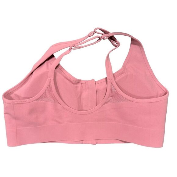 Athleta | Empower II Daily A-C Sports Bra Front Zip Pink | L NWOT - Picture 3 of 6